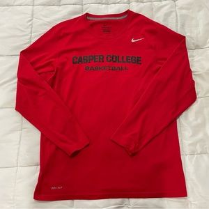 Nike Drifit Casper College Basketball Longsleeve Thunderbirds
